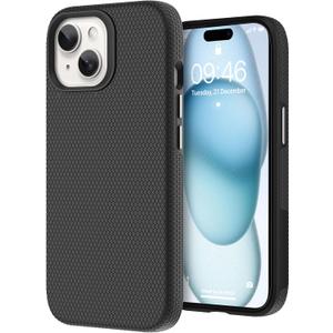 Phone Case Compatible with iPhone 15, Compatible with MagSafele, Has Undergone High-Drop Test, Anti-Drop and Anti-Collision Protection. Black