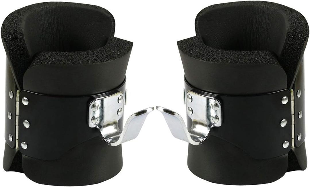TONYKO Anti Gravity Inversion Boots for Stress Relief and Fitness (Black)