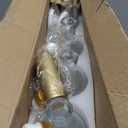 TBWIND 750ml Clear Glass Liquor Bottles with Cork, 4 Pack 25 oz Clear Empty Bottles, Thick Heavy Base Airtight Wine Bottles for Beverages, Liquor, Whiskey, Oil, Vinegar, Wedding Favors & Crafts