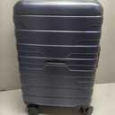 BAGSMART Carry On Luggage 22x14x9 Airline Approved with Spinner Wheels,Lightweight 20 Inch Luggage with TSA Lock,Expandable Hard Shell Carry On Suitcases for Men Women,Dark Blue