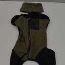 DENTRUN Small Dog Winter Coat, Warm Fleece Jacket with Removable Turtleneck, Dog Cozy Sweater for Puppy Cold Weather, Windproof Costume, Soft Woolly Pajamas, S