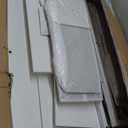 Corner Desk with Drawers Shelves for Small Space 90 Degrees Triangle Computer Desk with Power Outlets,Gaming Desk with LED Lights Monitor Stand for Home Office Workstation Writing Table (White) (31.89"D x 31.89"W x 34.84"H)