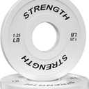 XDDIAS 2-Inch Bumper Plates, Barbell Rubber Olympic Weight Plates Set for Home Gym Strength Training, 20-260lbs, Multiple Options (1.25LB Pair)