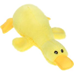 EXPAWLORER Plush Squeaky Duck Dog Toy - Soft Stuffed Cute Dog Duck Toy, Best Birthday Gift Interactive Filled Chew Toys for Puppy Small Medium Large Dogs Biting Training Teething, Yellow Large (Large (1 Pack))