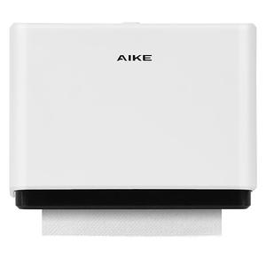 AIKE Wall Mount Paper Towel Dispenser, Fit Multifold Paper Towel Folded Size 10"x3.1" or Smaller, 200 Sheets Capacity White Finish