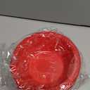 100 Pcs 12oz Red Disposable Plastic Bowls Perfect for Mother's Day Party, Ice Cream, Salad, Dessert, Picnic, Snacks, Soup Serving Cups(Red)