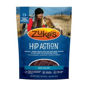 Zuke's Hip Action Hip & Joint Natural Dog Treats Crafted in The USA 16 Ounce BB OCT 2025
