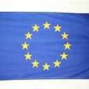 AZ FLAG - Europe Flag - Large 5x8 Ft - 100D Polyester European Union Big Banner with Two Metal Grommets - Fade Resistant - Vivid Colors - 5' x 8' Feet - 250x150 Cm
