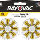 Rayovac Size 10 Hearing Aid Batteries (16 Pack) (Yellow Tab)