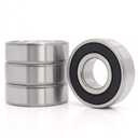 Donepart 6003-2RS Ball Bearings 17mm Bore ID, 35mm OD, 10mm Width C3 High Speed Sealed Bearings for Electric Motors, Wheel Hub, Bicycle (4 Pack)