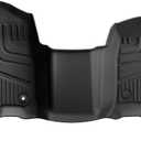 AOMSAZTO Floor Mats for 2019-2026 Chevy Silverado 1500 / GMC Sierra 1500, 2020-2026 Silverado/Sierra 2500HD / 3500HD - 1st Row Bench Seat Car Liner for Chevrolet Silverado (Front Row)