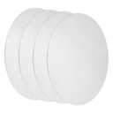 uxcell 4Pcs Aluminum Disc, 6"(150mm) Diameter 0.04"(1mm) Thickness 6061 Aluminum Circle Plates Round Sheets for Metal Stamping