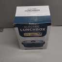 Electric Lunch Box Food Heater 80W Heated Lunch Box for Adults 12V 24V 110V 220V Portable Food Warmer LunchBox Lonchera Elctrica Porttil for Car Truck Work Driver Valentine's Gift for Men Women (Blue)