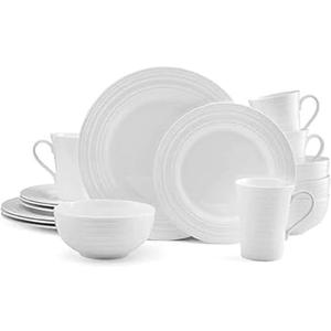 Mikasa 5224193 Ciara 16-Piece Dinnerware Set, Service for 4