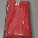roswear Wide Leg Jeans Woman High Waist Stretchy Loose Denim Pants, Red, Medium