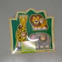 Melissa & Doug Jungle Friends Safari Animals Jumbo Peg Wooden Puzzle