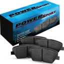 BRAKELABS POWERSPORT Front Ceramic Series Brake Pad With Rubber Steel Rubber Shims