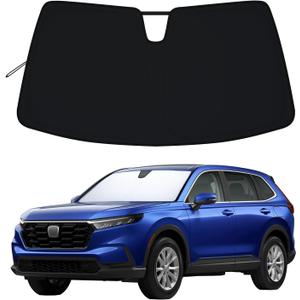 Windshield Sun Shade for Honda CRV 2023 2024 2025 2026 Premium 310T Reflective Polyester UV & Heat Blocker,Reduces Interior Temperature,Custom Fit Foldable with Storage Pouch
