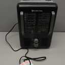 Comfort Zone Electric Portable Milkhouse Style Utility Space Heater with Adjustable Thermostat, Overheat Protection, and Safety Tip-Over Switch, Ideal for Garage or Greenhouse, 1,500W, CZ798BK (Black)