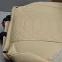 FREESOO Customized Chevy Equinox 2018 2019 2020 2021 2022 2023 2024 Seat Covers Full Set, Faux Leather Car Seat Cover for Chery Equinox Premier, LS,LT,L,RS (Not for Equinox EV) Beige