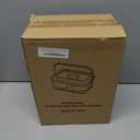 Divided Chilled Serving Tray for Parties,Ice Chilled Party Platter,Ice Serving Bowl with Lid and Handle,Charcuterie Serving Board,Cold Dish Dip for Fruit Seafood Vegetable Shrimp Cocktail Appetizer... (Pink)