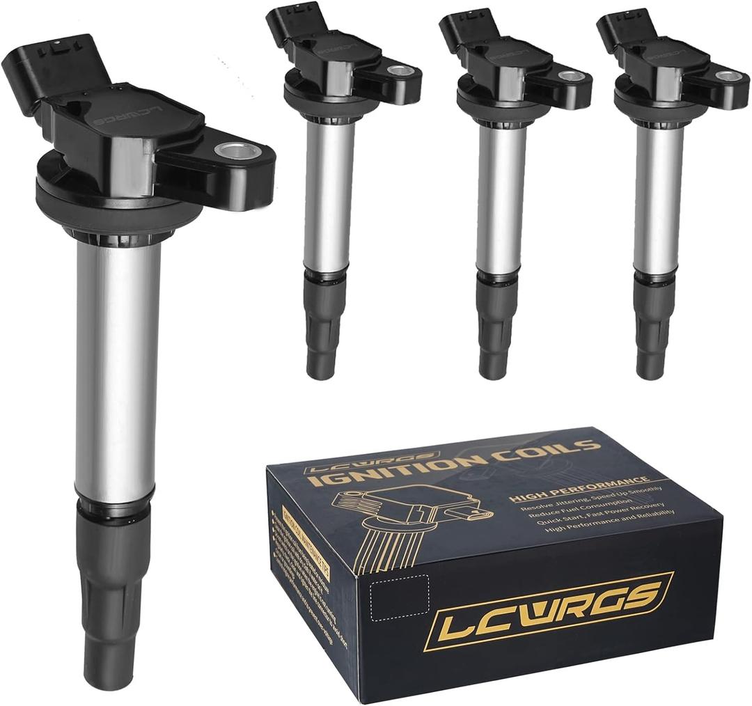 Pack of 4 Ignition Coil for 1.8 L4 Toyota Corolla Prius Matrix Scion XD 2009 2010 2011 2012 2013 2014 2015 2016 2017 Coils 1.8L OE# UF596 C1714 90919-02252