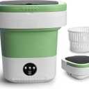 Portable Washing Machine, 16L Upgraded Mini Washer with Spin Basket Laundry Machine, 3 Cleaning Modes Suitable for Small Clothes, Foldable Design Ideal for Apartment, Home, Hotel and camping