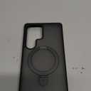 TORRAS Upgraded Magnetic & Stand for Samsung Galaxy S25 Ultra Case, [Fit for Magsafe] [12FT Mil-Grade Drop Protection] Shockproof Translucent Slim for Samsung Galaxy S25 Ultra Case, Black