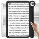 30X 6X Handheld Magnifying Glass, Large Magnifying Glass for Reading, Magnifier Sheet Lightweight Full Book Page Viewing Area, Perfect Magnifiers for Reading Small Prints and Low Vision Seniors
