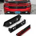 1 OEM Grille Z71 Front Emblem 3D Badge Compatible with 2019-2025 Silverado Tahoe Suburban RST 1500 HD 2500 HD 3500HD 84384428 (Black Red)