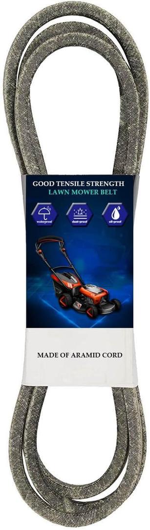 Lawn Mower 52" Deck Belt for Husqvarna 522795901 539104335 Exmark 126-2538 382099 Ferris 5100003 5103395 5103675 5103872 CD48 LZ25 5225 5227 6127 613, 5/8" x 163 1/2"