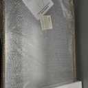 Beaded Mirror Gold Arched, 24"x36" Champagne Bronze Mirror for Bathroom, Antique Brass Beaded Mirrors with Metal Frame- Arch Vanity Wall Mirrors for Bedroom,Fireplace,Over Sink,Entryway