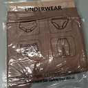 Womens Mid Rise Briefs Lightweight Underwear Stretchy Panties, 3 Pack (Brown)