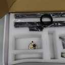 SNBTLA MatteBlack Dummy Handle Set  Designed for NonLocking Side, Modern Minimalist Style, Perfect Pairing with Front Door Handles(Matte Black)