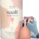 Saalt Soft Menstrual Cup Reusable Period Cup Made for Comfortable, Leak-Free Protection Up to 12 Hours BPA & Latex Free Includes Cup & Carry Bag (Small, Desert Blush)