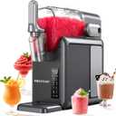 Slushie Machine for Home, 88 oz Frozen Drink Maker with Timer & Auto-Fresh Keep, Smart Display, Self-Cleaning, Quiet Operation, No Ice Needed, Perfect for Margaritas, Frapps, Milkshakes & More (Space Grey)