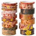 Mr. Pen- Washi Tape Set, 21 Rolls, Autumn Leaves, Decorative Tape, Washi Tapes, Scrapbook Tape, Scrapbook Washi Tape for Journaling, Craft Tape