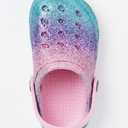 Capelli New York Toddler Girls Ombré Glitter Clogs, Size US 6