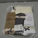 Slouch Socks for Women Long Knee High Socks Women Frilly Lace Ruffle Calf Stacked Boot Sock Scrunch Slouchy Sock (Black, White, Khaki & Beige)