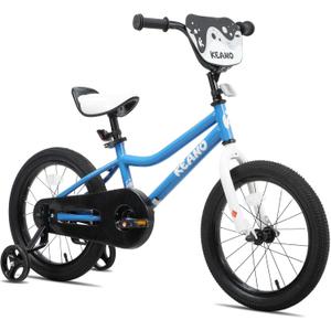 KEANO 12" Kids Bike for 3-4 Yrs, Training Wheels, BMX Style, Blue