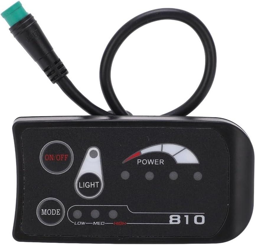 ‌S810 Bike Computer Display - 36V/48V Water Proof Cycling Meter with Speed Tracking for JN Controller & Pasion E-Bikes,22.2mm Handlebar Mount
