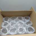 48 Pack Acrylic Cylinder Vases 4,6,8 10 Inch Tall Clear Acrylic Flower Vase Bulk Floating Candle Holders Cylinder Plastic Vases for Centerpiece Table Wedding Home