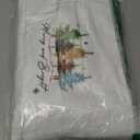 3 Size Christmas Tree Hand Towel and Bath Towel Set, Soft & Absorbent Microfiber, Colorful Christmas Trees Decorative Washcloths for Seasonal Decor Bathroom Xmas Gift