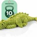 Weighted Dragon Plush, 10lbs Heavy Stuffed Animals for Adults and Kids, 35.4" Large Soft Dragon Weighted Stuffed Animal, Sensory Calming Companion for Bedtime & Relaxation
