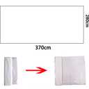 10 Piece Painter Plastic Drop Cloths Sheet,Waterproof Anti-dust Cover,9x12 Feet Disposable Tarp for Painting for Couch/Furniture Cover