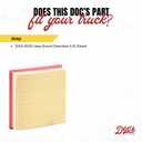 Doc's Diesel Engine Air Filter DPA10236 | Compatible with Jeep Grand Cherokee 3.0L Diesel 2014-2020 | Replaces 04861688AA