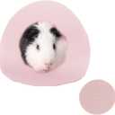 7 x Hamster Recovery Collar Protection Cone After Surgery, Small Animals Adjustable Protection Collar for Rat Bird Rabbit Guinea Pig, Anti-Lick Anti-bite Pet Elizabeth Collar (Pink, L)
