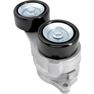 Belt Tensioner Assembly with Pulley, Compatible with 2003-2012 Honda Accord, 2005-2010 Odyssey, 2005-2008 Pilot, 2006-2011 Ridgeline & Acura MDX, RL, TL, ZDX, Replace# 04317RCA305