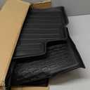 Floor Mats Custom for Kia Telluride 2027 Gas Only (Not for Hybrid) 7&8 Seater Trunk Mat with Backrest Mat All Weather TPE Full Set Liners Cargo Protector for Telluride 2027 Fuel Accessories, Black