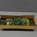 RM ROOMERS Artificial Flowers Plants for Outdoors, Fake Flowers Yellow & Pink Daisy Faux Flower for Garden Porch Windowbox Front Door Yard Wedding Home Decor Indoor Vase (4 Bundles)